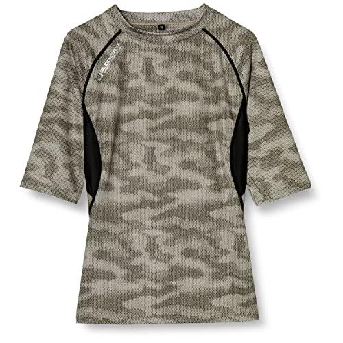 [コーコス信岡] コンプレッション ドライパワーサポート五分袖 ドットカーキ