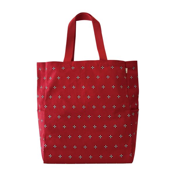 [ルートート] レディース 大容量 コットン 縦型 トートバッグ EU トール マルシェ (Wind...