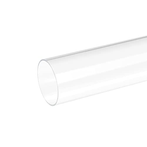 DMiotech 66mm x 70mm 500mm クリア アクリルパイプ 硬質プラスチック管 水...