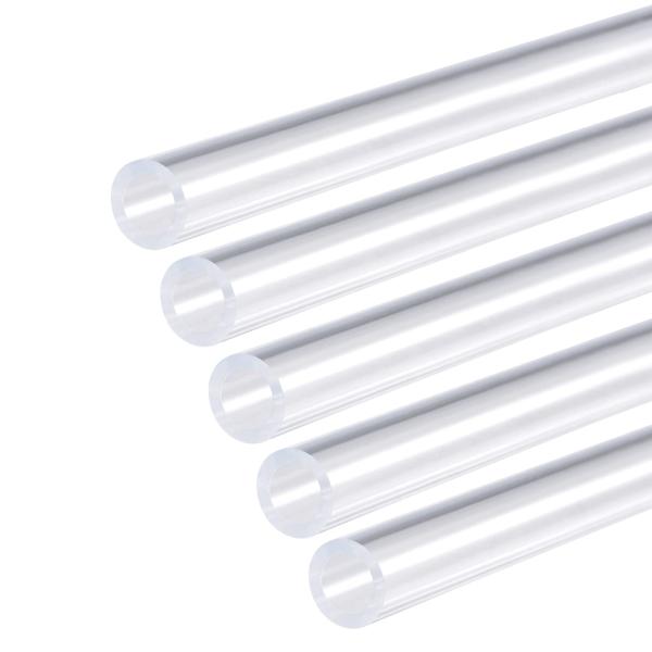 DMiotech 5本入り 8mm x 12mm x 150mm クリア アクリルパイプ 硬質プラス...