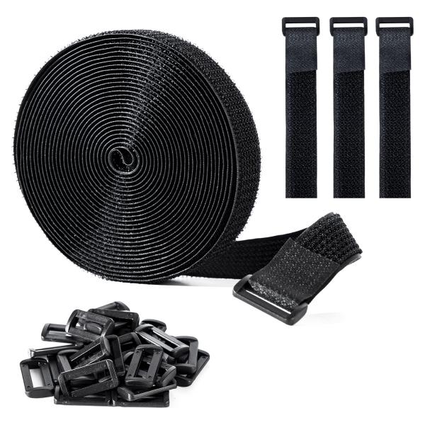 マジック テープ、マジック結束バン、固定バンド マジックテープ、長さ6ｍ*幅2.5cm、強力 耐熱 ...