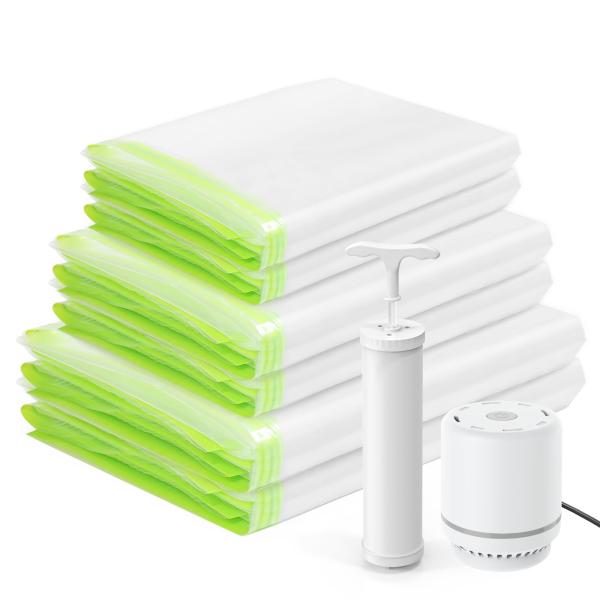 Umimile 布団圧縮袋 圧縮袋 布団 6枚組 100×80cm 4枚/80×60cm 2枚 ふと...