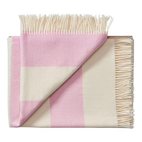 Silkeborg Uldspinderi ウールスローケット スウェター ローズ 100x140c...