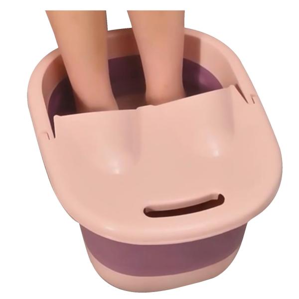 clowin 【コンパクト収納な足湯】足湯 バケツ 折りたたみ 保温 キャンプ アウトドア フットバ...