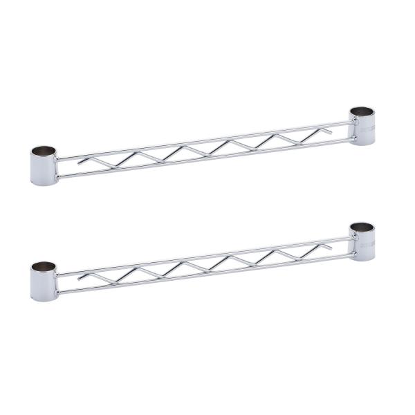 エレクター ベーシックシリーズ ハンガーレール 350mm用 クローム (2本入) BA114C