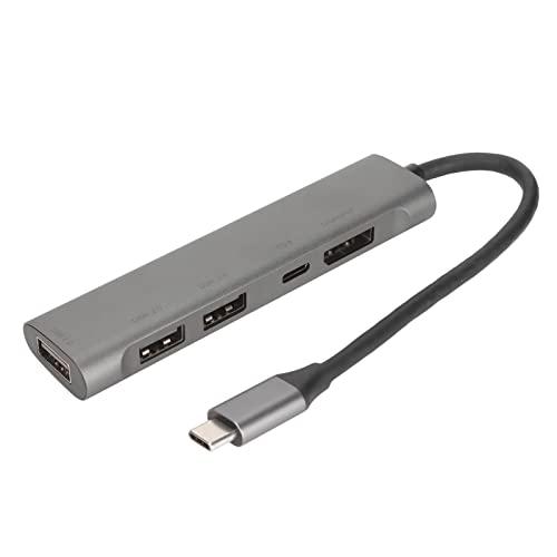 USB C ハブ マルチポート アダプター、USB ハブ - DisplayPort アダプター 5...