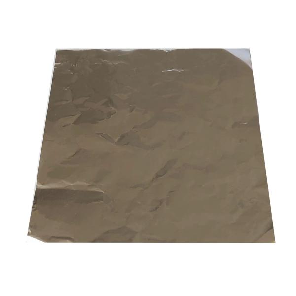 アルジャンテ アルミ箔平判 12(H)銀片艶紙入 150*150 1000枚 ケーキ底敷 包み紙 チ...