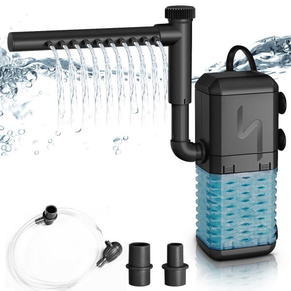 水槽ポンプ ウォーターポンプ水槽 水槽フィルター 水中ポンプ 100v 水中フィルター 揚程0.8M...