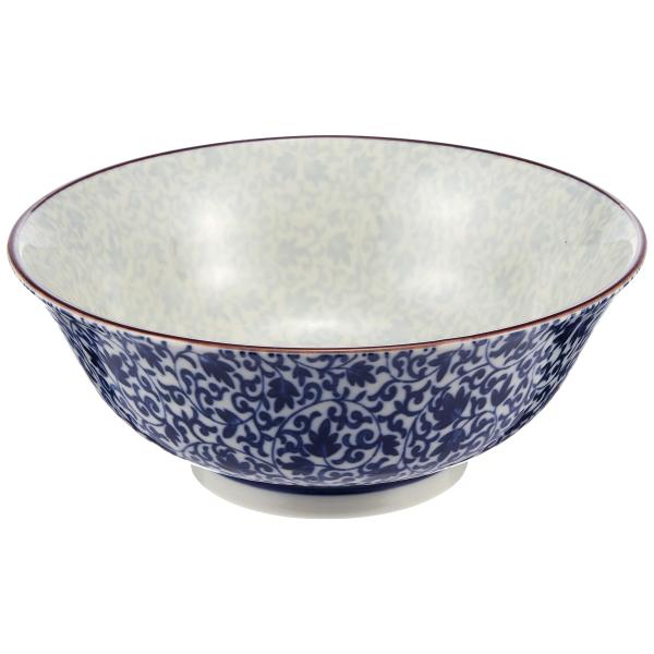 美濃焼 ラーメン鉢 麺鉢 19cm 益子唐草 日本製 132-1310