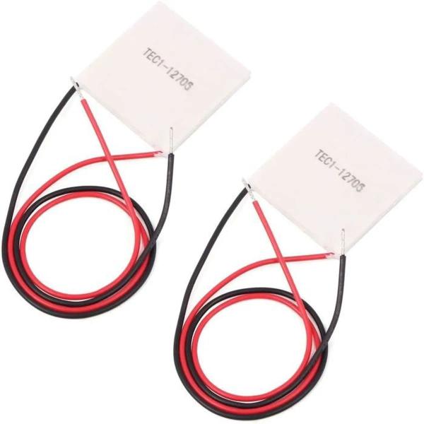 waves 2個 ペルチェ素子 TEC1-12706 ヒートシンク熱電クーラー冷却プレート モジュー...