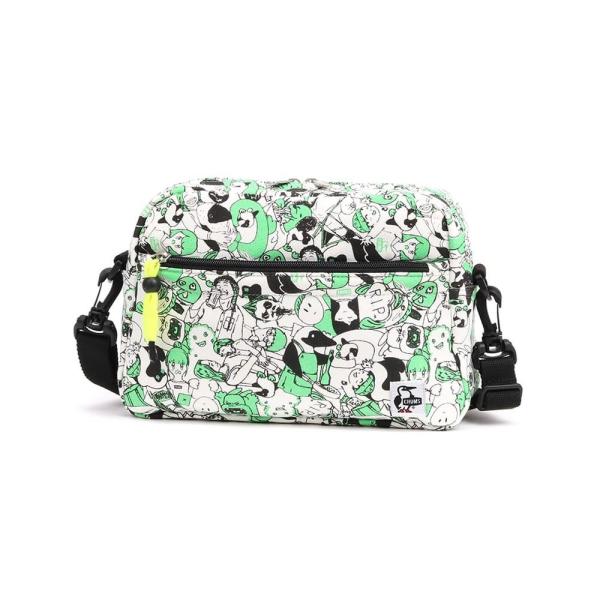 [チャムス] Bag Small Trapezoid Shoulder Sweat メンズ Emot...