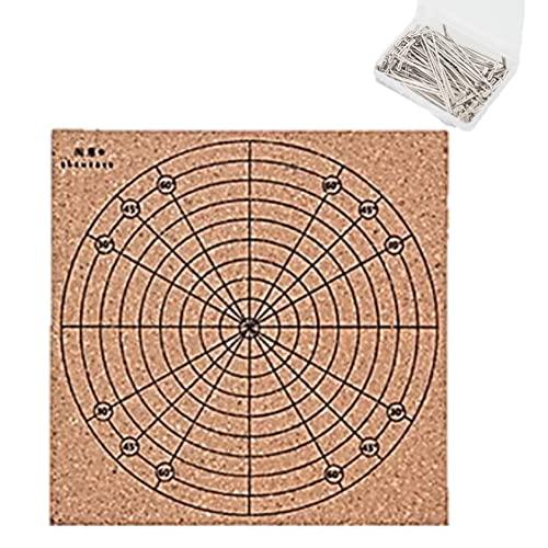 ST TS マクラメ ボード T字ピン 50本入 まくらめ マクラメ編み コルクボード ピン 裁縫道...