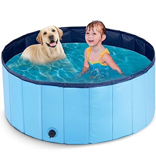 Ninonly プール 子供用プール 犬用プール ペット用 バスプール 頑丈設計 折り畳み式 収納便...