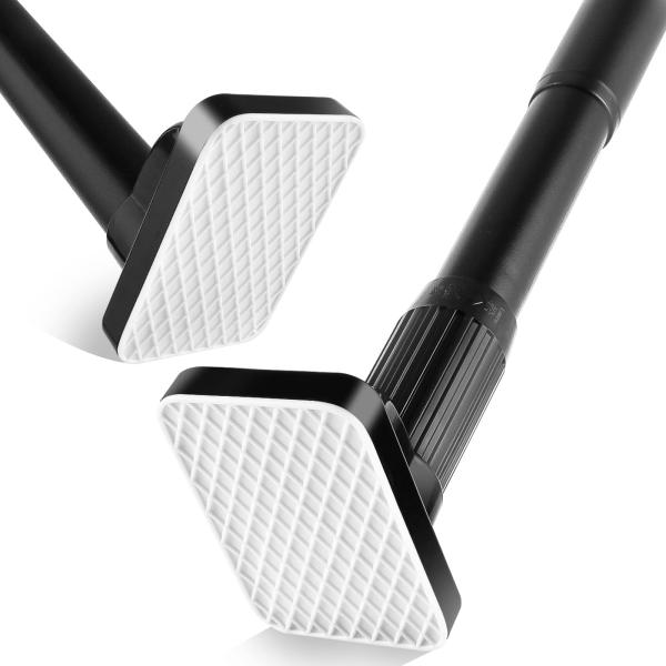 JICUIGE 強力突っ張り棒 合金鋼 つっぱり棒伸縮式でドリル不要 最大80kg耐荷重 幅110-...