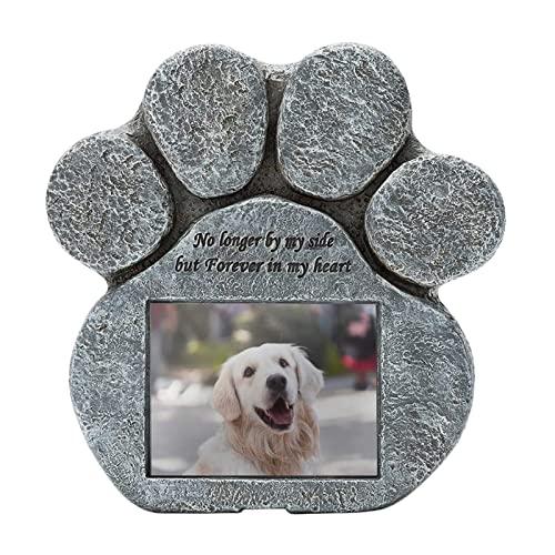 墓石 犬 猫 ペットメモリアル グッズ ペットのお墓 犬の足 フォトフレーム墓石 パピーモニュメント...