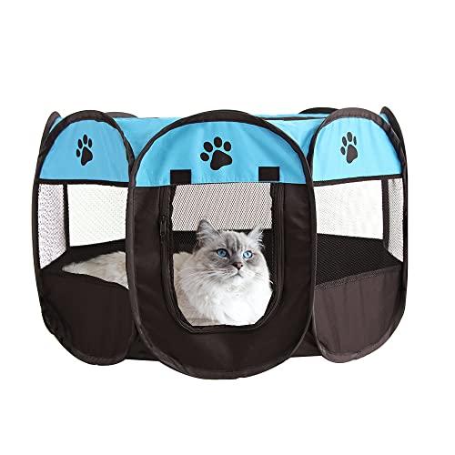 ペットサークル SIYHTRAH 折り畳み サークル テント 八角形 ペットハウス 通気性 防水 持...