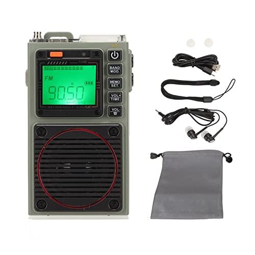 短波ラジオ AM FM ラジオ レトロ ラジオ USB充電式 HRD-787 FM VHF AM S...