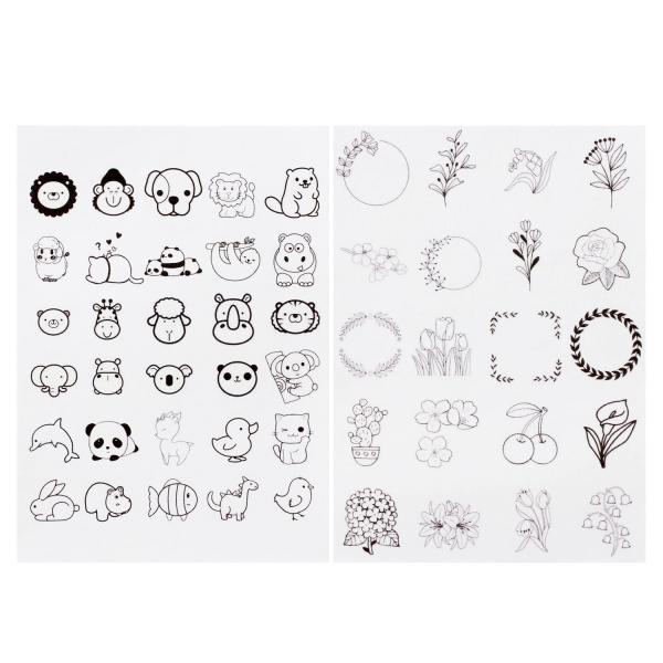 Windman 溶ける 刺繍シート シール仕様 2枚 布に貼り付けてそのまま刺しゅうできる 水で溶け...