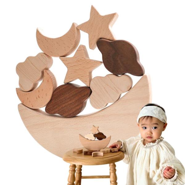 バランス積木 【”ゆらゆらころん”おしゃれで無垢の優しい手触りの積み木】１歳 ２歳 プレゼント ギフ...