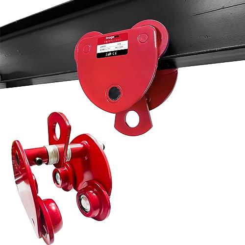 Dragnwin トロリー 手動用プレントロリー トロリー 0.5t プレントロリー トロリー 50...