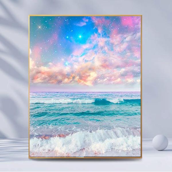 ダイヤモンドアート 5D 全面貼り付け タイプ 刺繍キット ダイヤモンドアート 風景 キット DIY...