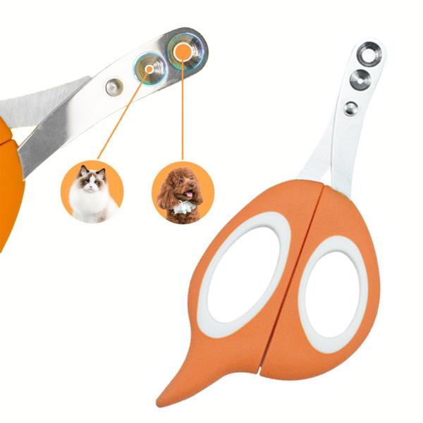 Trumoon ダブル円形カットホール ペット爪切り マルチペットファミリー用 犬用爪切り 猫爪切り...