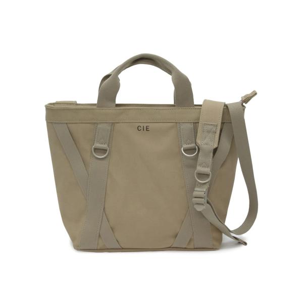 [CIE] シー DUCK CANVAS TOTE-M SAND 日本製 トートバッグ 2WAY シ...