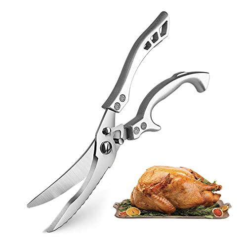 キッチンバサミ 料理ばさみ 多機能 錆びにくい 調理用ハサミステンレスはさみ栓抜き鶏肉 野菜 魚 カ...