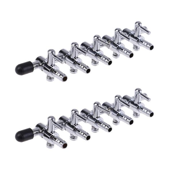 Yandong エアチューブ 分岐 水槽用 ステンレス鋼 エアバルブ 分岐管 5分岐 アクアリウム ...