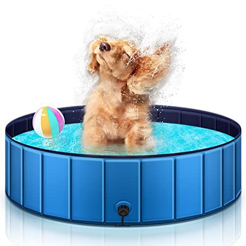 プール 子供用プール ペット用/犬用プール 空気入れ不要 折りたたみ式 収納便利 お風呂/屋内/屋外...