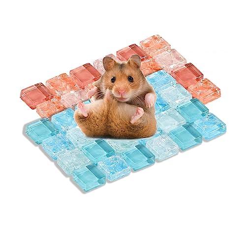 ハムスター用ひんやりプレート ２枚 ひんやりマット ハムスター暑さ対策グッズ ひんやりグッズ 冷却マ...