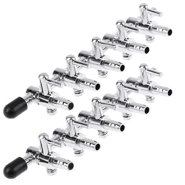 サムコス エアチューブ 分岐 2個入り ステンレス鋼 分岐管 酸素分岐 調節可能 気流制御 調節エア...