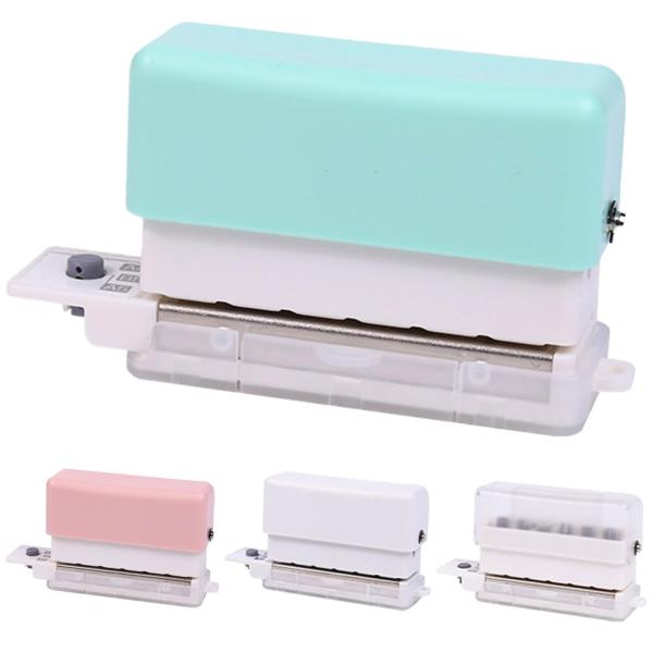 Moeagel ルーズリーフパンチ 6穴 A5/B5/A4対応 取扱説明書付き 使いやすい 30穴/...