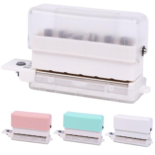 Moeagel ルーズリーフパンチ 6穴 A5/B5/A4対応 取扱説明書付き 使いやすい 30穴/...