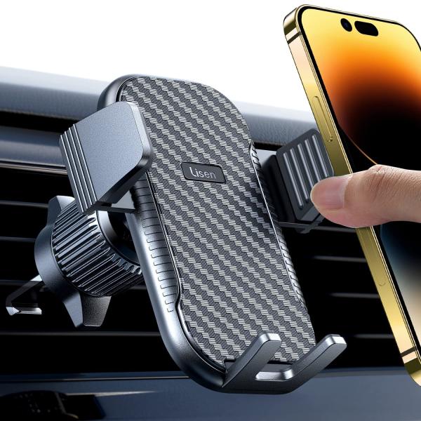 LISEN 2023 Car Phone Holder 【Upgraded Hooks】