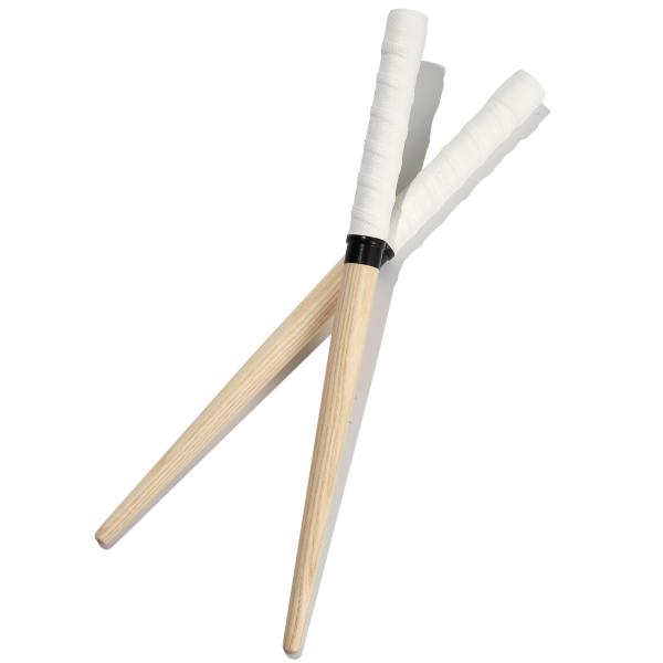 逆鱗マイバチ 先丸テーパー アオダモ 木製バット素材 硬材 個性ある木目 350ミリ−20ミリ アー...