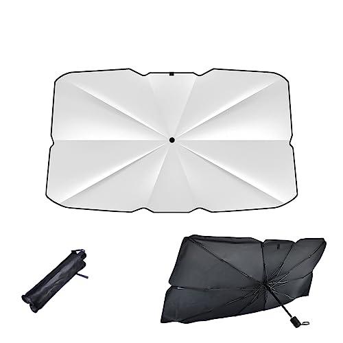 Coollooda 車用サンシェード サンシェード 車 フロント 車用パラソル 折り畳み傘型 車サン...