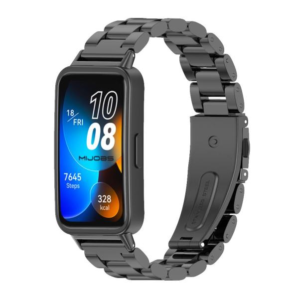 [MIJOBS] Huawei band 8/9 スマートウォッチバンド ステンレススチールメタル交...