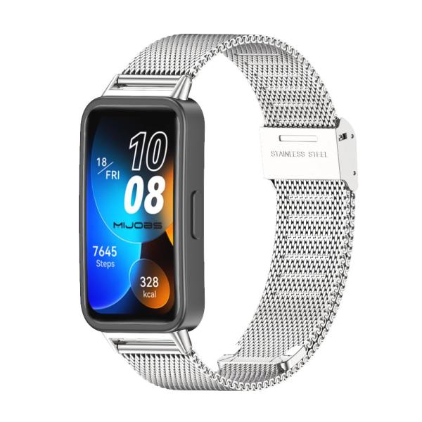 [MIJOBS] Huawei band 8/9 スマートウォッチバンド ステンレススチールメタル交...