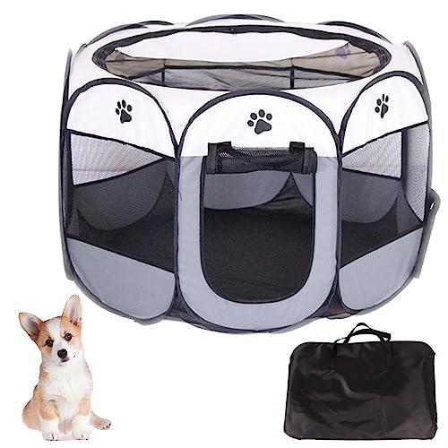 八角形ペットケージ 折りたたみサークル ペット用ケージ プレイサークル 防水 通気性 軽量 犬/猫の...