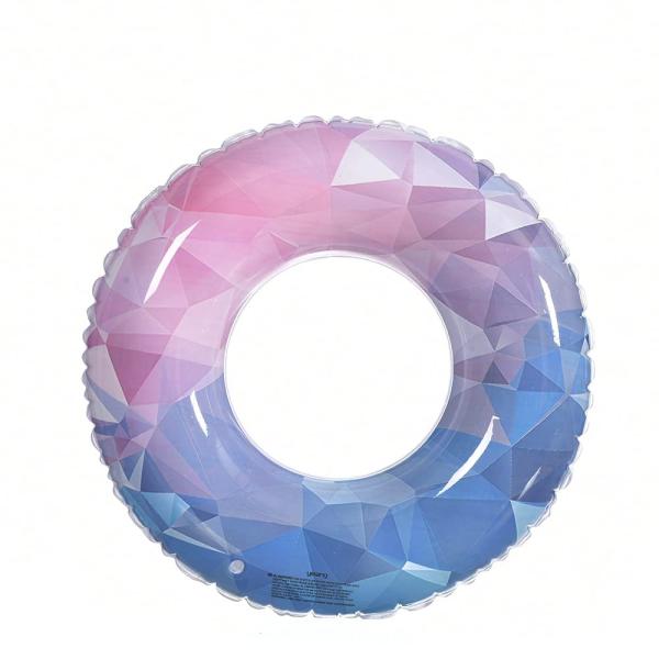 AiMMei 浮き輪 大人用 子供用 フロート おしゃれ ダイヤモンド柄 男女兼用 プール耐久性 気...