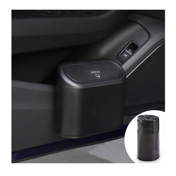 Cluoling 車用ゴミ箱 小型 ごみ箱 ミニ自動ゴミ箱 引っ掛け式 ダストボックス 後部座席 助...