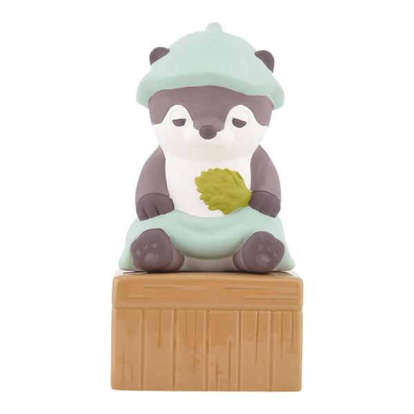 りぶはあと サウナ加湿器 ねむねむアニマルズ カワウソのくるり (全長約15cm) エコ 卓上 14...