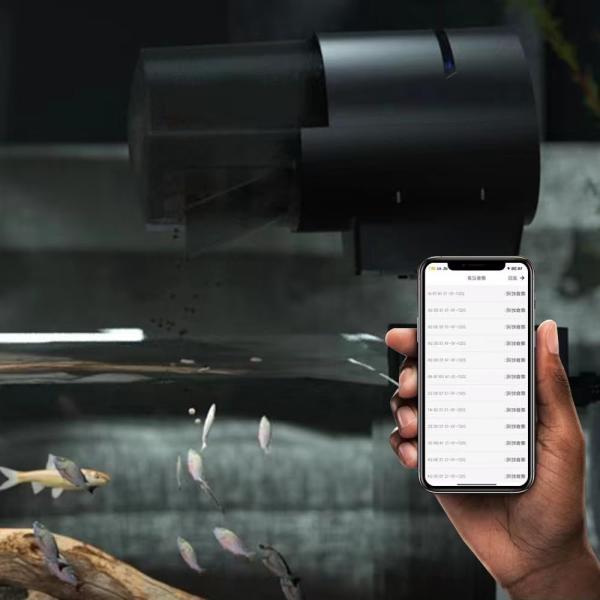Mulanimo 自動給餌器 魚 WiFi 餌やり器 自動餌やり機 オートフィーダー 定時 APP遠...