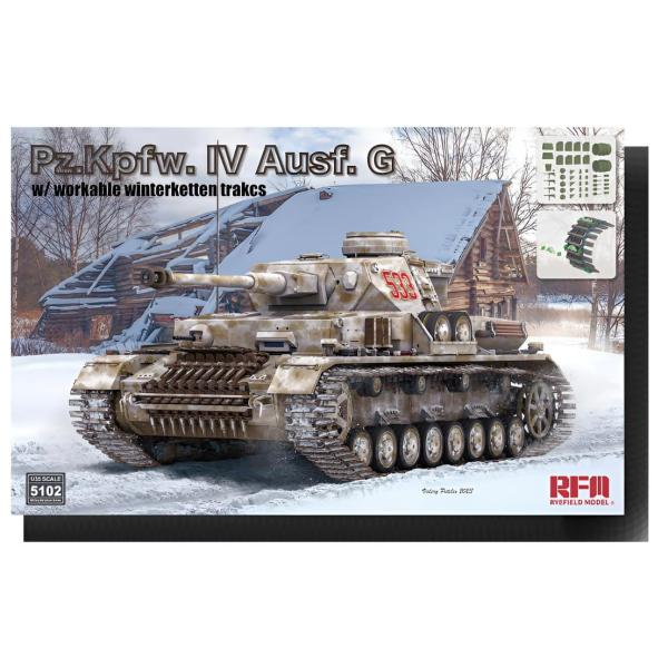 ライフィールドモデル 1/35 4号戦車 G型・ヴィンターケッテン プラモデル RFM5102