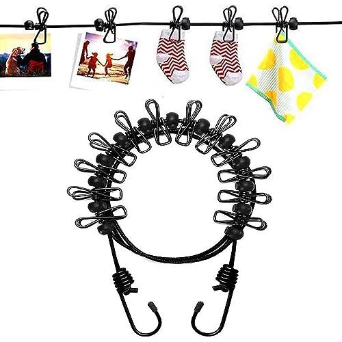 YFFSFDC 物干しロープ 洗濯ロープ 洗濯物干しロープ 伸縮物干し竿 弾力性あるロープ 便利グッ...