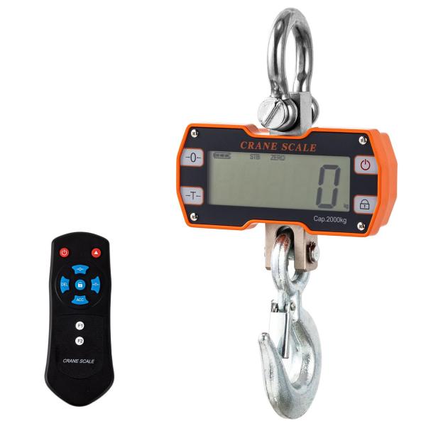 Bonvoisin 吊りはかり クレーンスケール 2000kg デジタル吊り下げ秤 電子はかり リモ...