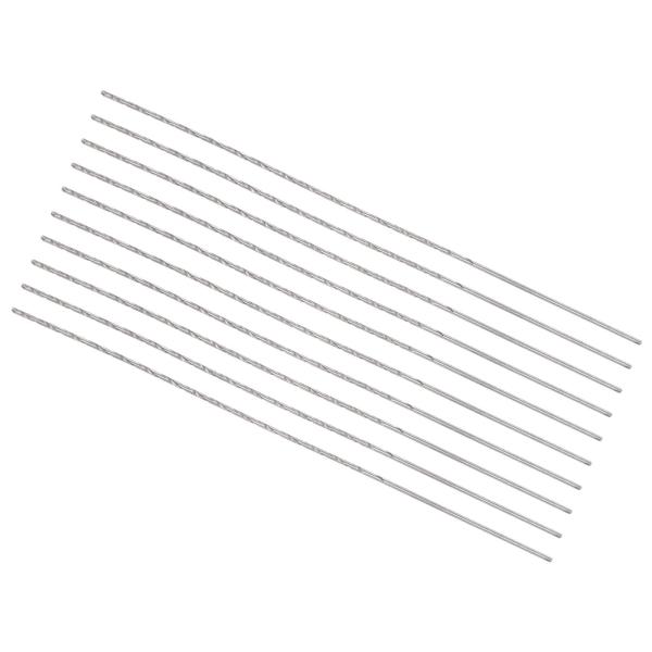 CoCud ミニツイストドリルビット 0.8 mmドリル径 80 mm全長 ハイス鋼ツイストドリルビ...