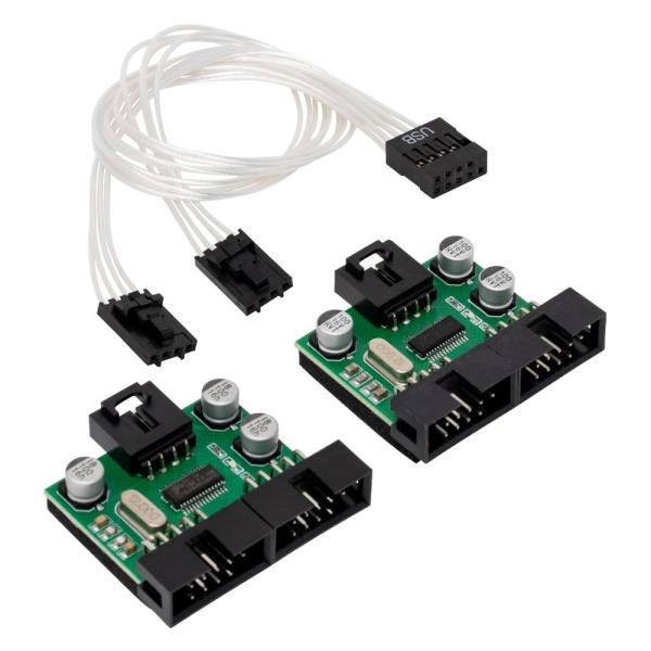 アイネックス(AINEX) USB2.0ヘッダー 4分配ハブ HUB-07