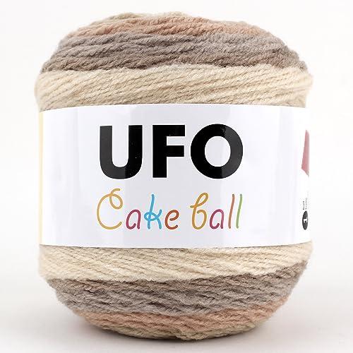 UFO Cake Ball ケーキボール グラデーションマルチカラー アクリル ウール 毛糸 200...